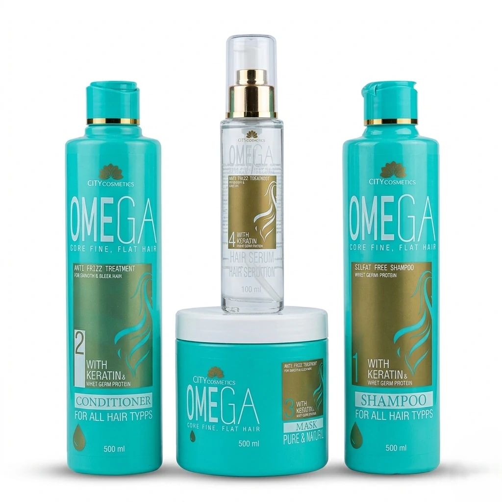مجموعة أوميجا للعناية بالشعر – سيتي كوزماتيكس